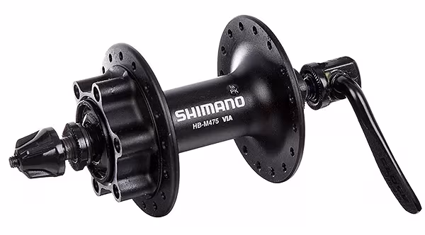 Butuc fata SHIMANO HB-M475-L, 36H, 133 mm